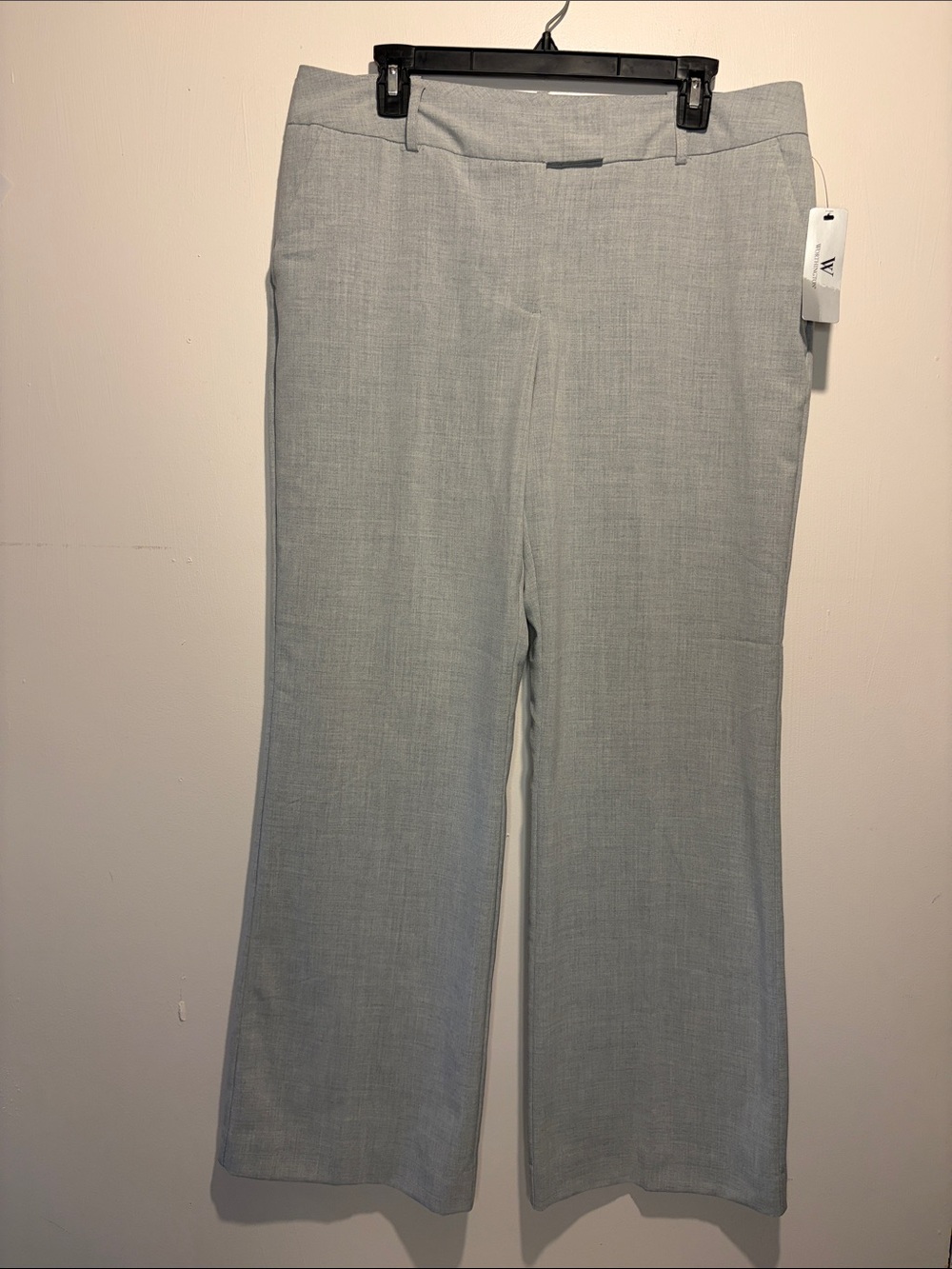 Worthington NWT Modern Fit Trouser Leg Light Grey Size 12
